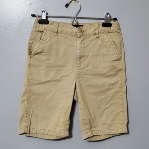 5/$25 Place Boys Tan Uniform Shorts Adjustable Waist Size 10